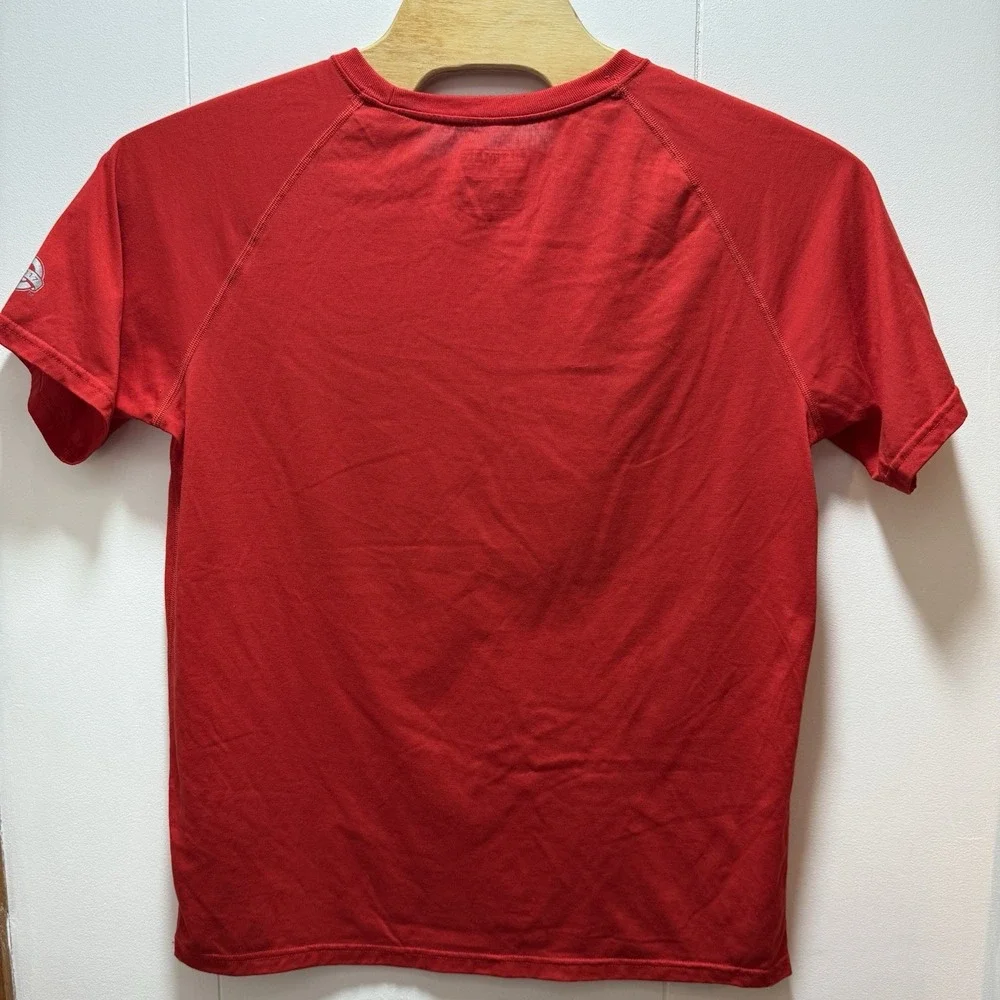 Columbus Blue Jackets NHL‎ Adidas Men's T-Shirt Red Men's Size XL